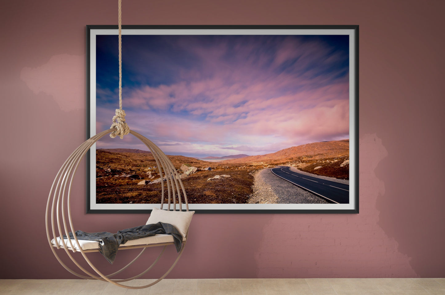 Crimson Skies Over Harris